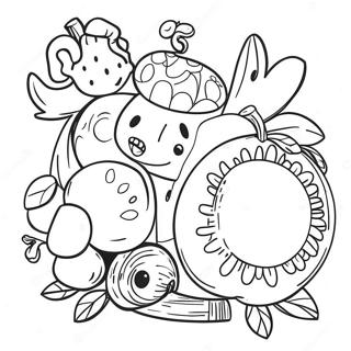 3d Obj Model Coloring Page Litasíður