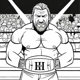 Triple H I Hringnum Litabok 100 271