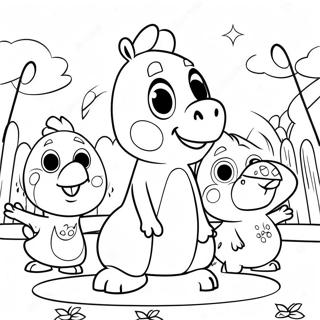 Backyardigans Litunarsíða Litasíður