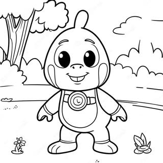 Litríkt Backyardigans Ævintýri Litunarsíða Litasíður