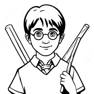 Harry Potter Med Staf Litabok 101704-40118