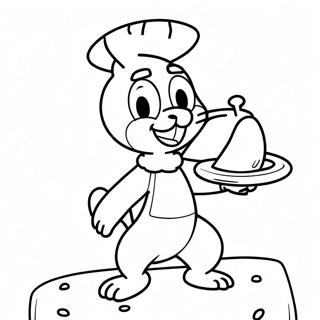 Sandy Cheeks Litabók Litasíður