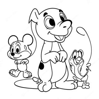 Leikandi Disney Dyr Batna Fljott Litabok 102400-40667