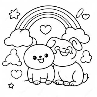 Saell Regnbogavini Rautt Litabok 104383-42211