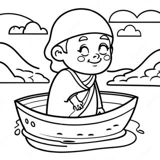 Baby Moses Vid Nilarfljotid Litabok 104560-42341