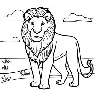 Storkostlegur Afriskur Ljon Litabok 104997-42680