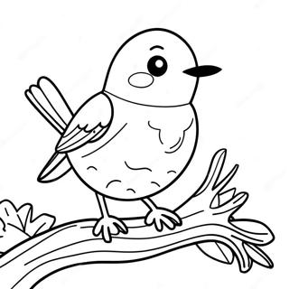 Leikandi Robin Med Orma Litabok 105382-42994