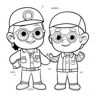 Blippi Og Meekah Kanna Liti Litabok 105590-43157