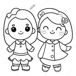 Saet Trinity Og Madison Vinir Litabok 105795-43314