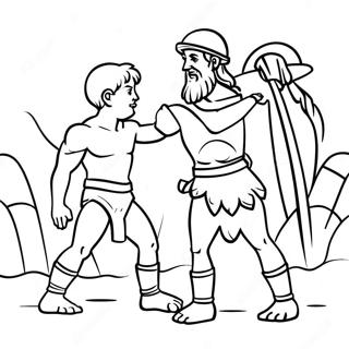 David Og Goliat Litabok 106668-43988