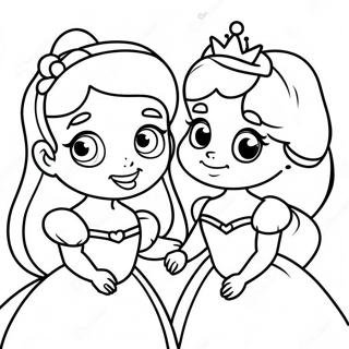Lita Bok Saet Disney Prinsessur I Ast 107077-44310