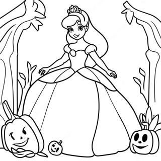 Disney Prinsessa Halloween Litasíður