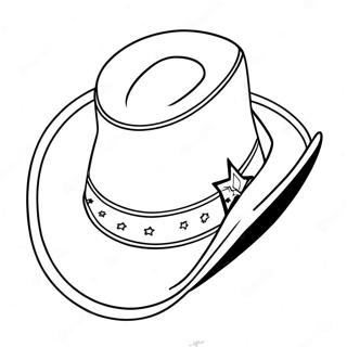 Litrikur Cowboy Hattur Med Stjornum Litunarsida 109056-45854