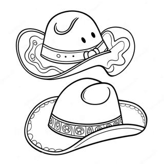 Fyndinn Cowboy Hattur Med Dyraforum Litunarsida 109059-45868