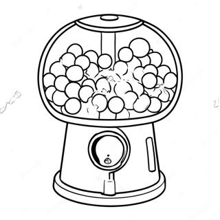 Gumball Vél Litabók Litasíður