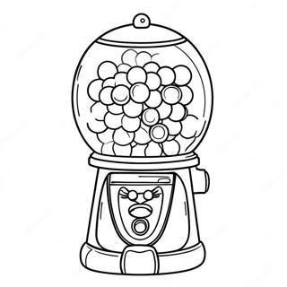 Gumball Vél Litabók Litasíður