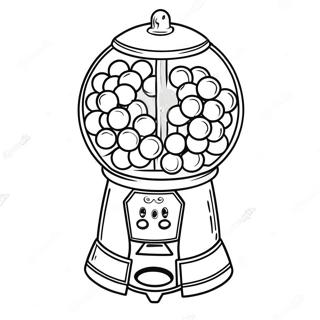 Gumball Vél Full Af Nammi Litabók Litasíður