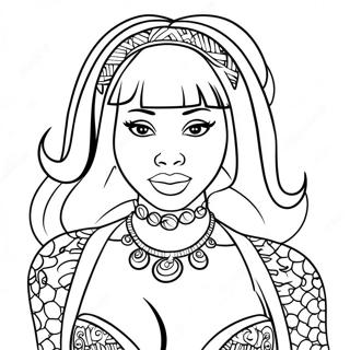 Nicki Minaj I Glaesilegu Fotum Litabok 110086-46725