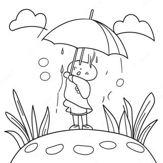 Gladleg April Rigningar Teikningarsida 111478-47833