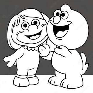 Elmo Og Abby Syngja Saman Litabok 111527 47868