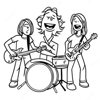 Rokkband Spila Litabok 111578 47906