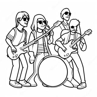 Rokkband Spila Litabok 111578 47907