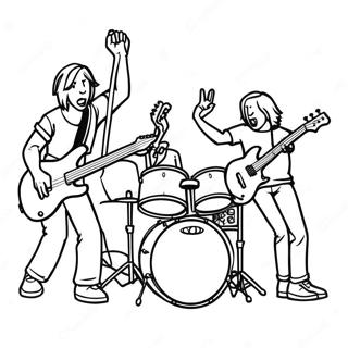 Rokkband Spila Litabok 111578 47908