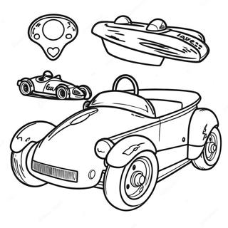 Bornin Skata Pinewood Derby Litabok Litasíður
