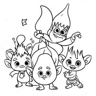 Litfagur Viva Trolls Party Litabok 111912-48173