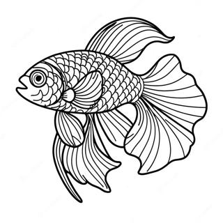 Fagur Beta Fiskur Med Flaedandi Fins Litabok 112040 48270