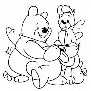 Leikandi Winnie The Pooh Og Vinir Litabok 113477-49512