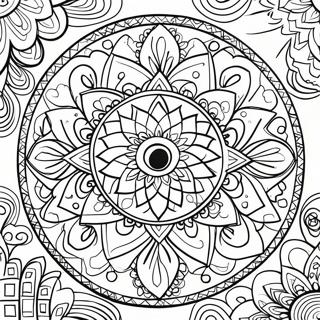 Litadyrd Chakra Mandala Litabok 113551-49563