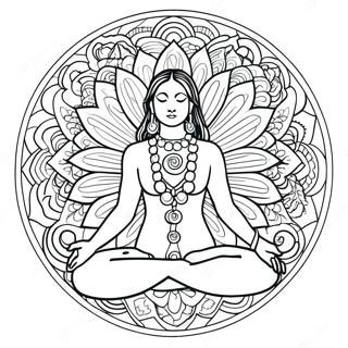 Fridsael Chakra Hugleidsla Litabok 113554-49575