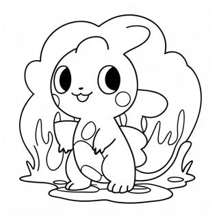Ævintýralegur Vötn Tegund Pokémon Litabók Litasíður