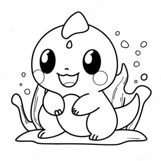 Litríkur Vötn Tegund Pokémon Litabók Litasíður