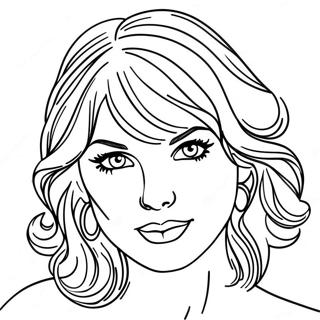 Taylor Swift Med Raudum Varalit Litabok 114300-50155