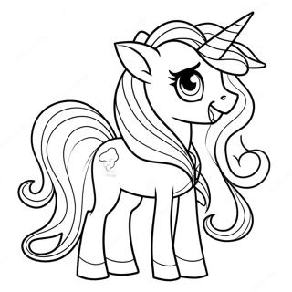 Prinsessa Celestia Med Glitrandi Har Litabok 114735 50483