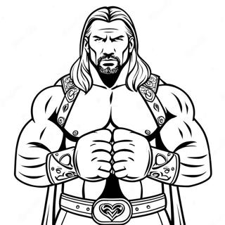 Triple H Heldur Tveimur Belti Litabok 116234 51649