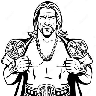 Triple H Heldur Tveimur Belti Litabok 116234 51650