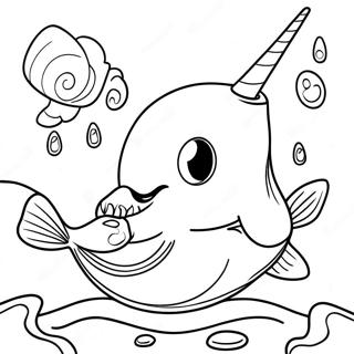 Leikandi Ekki Alveg Narhvalur Litabok 116543-52055