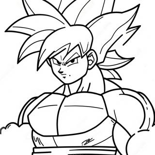 Goku Fljugandi I Super Saiyan Blue Formi Litabok 117676-52920