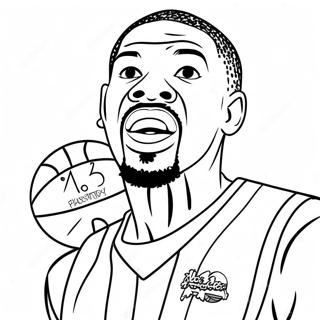 Kevin Durant Med Korfubolta Litabok 118040-53205