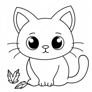 Skelfilegur Svartur Kottur Litabok 118652-53788