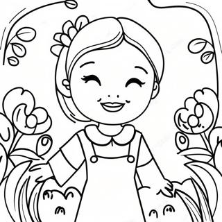 Saet Stelpa I Blomagardi Litabok 119604-54530