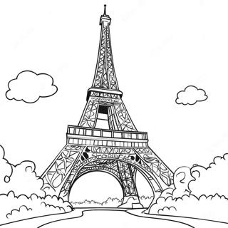 Eiffel Turninn I Paris Litabok 120964-55591