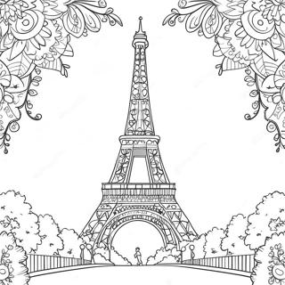 Eiffel Turninn I Paris Litabok 120964-55592