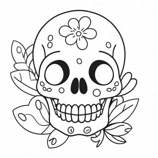 Saetur Skalli Med Blomum Litabok 122301-56867