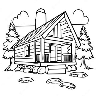 Notalegur Skogarkofi I Skoginum Litabok 122734 57194