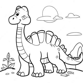 Brontosaurus Litabok 123506-57792