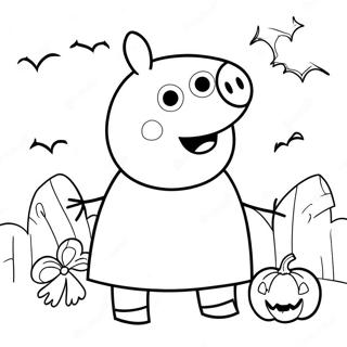 Peppa Grís Halloween Litasíður